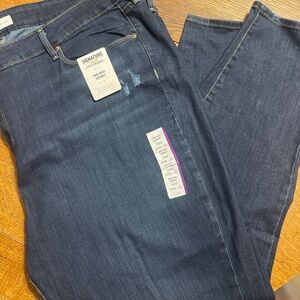 Signature Dark Blue Straight Leg Jeans